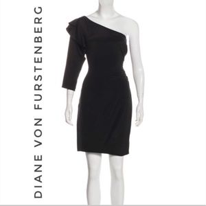 DVF Cobb One Shoulder Dress